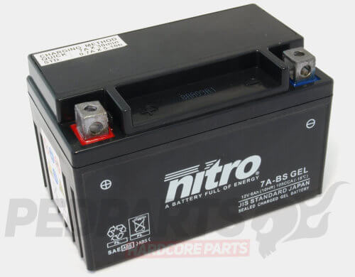 AGM Gel Scooter Battery- 7A-BS