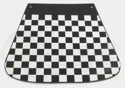 Chequered Mudguard Flap - Piaggio/ Vespa