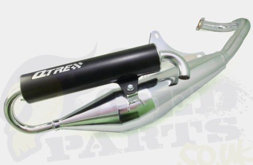 Tecnigas Chrome Q-TRE Exhaust - Piaggio/ Gilera 50cc