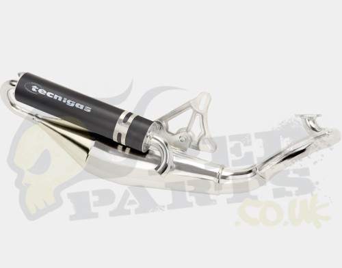Tecnigas Trek Chrome Exhaust - Piaggio/ Gilera 50cc