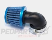 Blue Metal Mesh Air Filter - 28/35mm