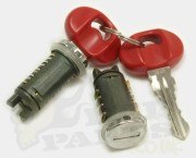 Lock Barrel/ Key Set- Gilera Runner/ ICE
