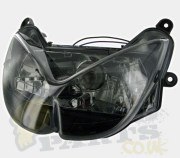 STR8 Black Headlight- Yamaha Aerox YQ50/100